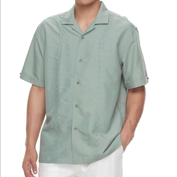 Havanera Co Other - Havanera Classic-Fit Embroidered Button-Down Shirt